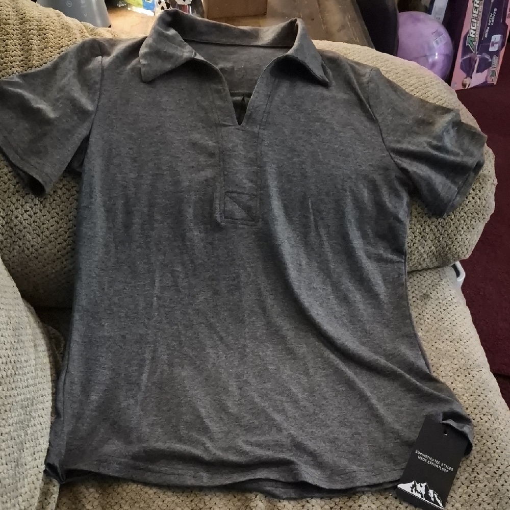 Classic Charcoal Polo Shirt